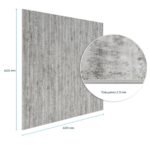 Самоклеюча гнучка штукатурка 600х600х2,5мм Темний граніт SW-00002987 - Зображення 3