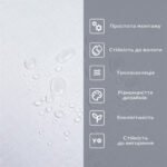 Самоклеюча вініловая плитка в рулоні 600х3000х2мм Білий льон Мат SW-00002041 - Зображення 5