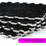 Підлога-пазл плюшевий 30х30х1см Чорний (D) SW-00002078 - Зображення 5