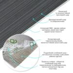 Самоклеюча вініловая плитка в рулоні 0,6*3m*2мм Мат SW-00002031 - Зображення 2