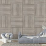 Покриття вінілове самоклеюче 3D рейки 600х600х2,8мм SW-00003244 - Зображення 6