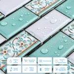 Декоративна ПВХ плитка на самоклейці 300х300х5мм М'ятна, ціна за 1 шт. (СПП-505) SW-00001139 - Зображення 4