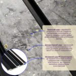 Рейка декоративна PS 2900х118х12мм Бетон із золотими вкрапленнями SW-00001752 - Зображення 2