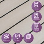 Покриття вінілове самоклеюче 3D рейки Кедр Срібний 600х2900х3мм SW-00002902 - Зображення 5