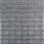 Самоклеюча 3D панель під срібну цеглу в рулоні 3080x700x3мм (R017-3) SW-00001445 - Зображення 2