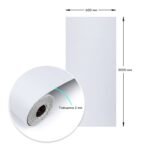 Самоклеюча вініловая плитка в рулоні 600х3000х2мм Біле полотно Мат SW-00002032 - Зображення 3