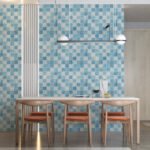 Панель стінова 3D 700х700х4мм Мозаїка блакитна SW-00002009 - Зображення 5