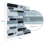 Самоклеюча поліуретанова плитка під мармур 305х305х1мм SW-00001174 - Зображення 5