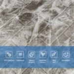 Декоративна 3D панель самоклейка 700х770х5мм Чорний мармур (цегла) (061-5) SW-00000036 - Зображення 4