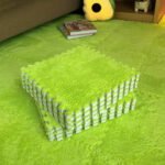 Підлога-пазл плюшевий 30х30х1см Салатовий (D) SW-00002094 - Зображення 8