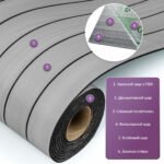 Покриття вінілове самоклеюче 3D рейки Білий Шпон 600х2900х3мм SW-00002904 - Зображення 2