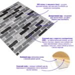 Самоклеюча 3D панель 700х770х3мм Класична цегла (342-3) SW-00001147 - Зображення 2