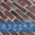 Самоклеюча 3D панель 700х770х3мм Червона Катеринославська цегла (43-3) SW-00001164 - Зображення 4