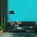 3D панель самоклеюча 700х770х3мм цегла Бірюза (002-3) SW-00000573 - Зображення 5