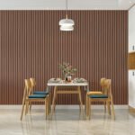 Рейка декоративна WPC кругла стінова 3000х152х15мм Каштан SW-00001872 - Зображення 7