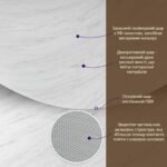 Декоративна ПВХ плита 1,22м х 2,44м х 3мм Білий мармур SW-00001399 - Зображення 3