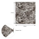 Самоклеюча декоративна 3D панель Камінь сіра рвана цегла700х770х3мм (158) SW-00000487 - Зображення 3