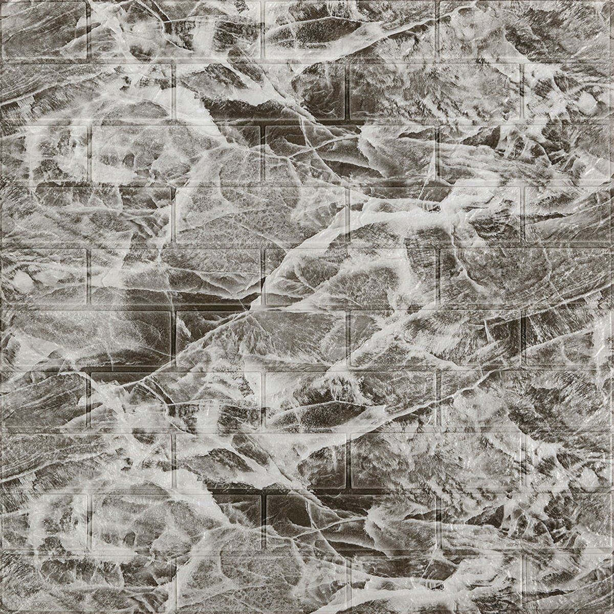 f61975ee61-1_resize_1200x1200 Декоративна 3D панель самоклейка 700х770х3мм Мармур чориний (061-3) SW-00000691 - Зображення 1