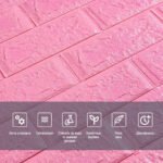 3D панель самоклеюча 700х770х5мм цегла Рожевий (004-5) SW-00000143 - Зображення 4