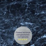 Декоративна ПВХ плита 600х600х3мм Чорний мармур (S) SW-00001625 - Зображення 5