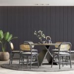 Рейка декоративна WPC стінова 3000х150х9мм Графіт SW-00001871 - Зображення 7