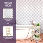 Стелаж-етажерка чотириярусний з металу 60х35х148см Білий SW-00002104 - Зображення 11