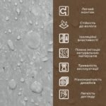 Декоративна ПВХ плита 1,22м х 2,44м х 3мм Бетон SW-00001410 - Зображення 5