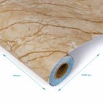 Самоклеюча плівка 0,45х10м х 0,07мм Бежевий мармур класичний SW-00001277 - Зображення 3