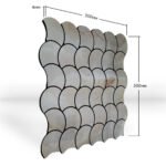 Самоклеюча PET мозаїка 300х300х4мм SW-00001667 - Зображення 4