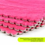 Підлога-пазл плюшевий 60х60х1см Рожевий (D) SW-00002093 - Зображення 5