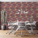 Самоклеючі шпалери 2800х500х1,5мм Червона екатериновлавська цегла (D) SW-00001944 - Зображення 6