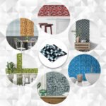 Мозаїка з декоративного скла 298х298х4,5мм Чорно-сіра SW-00002369 - Зображення 5