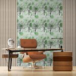 Плівка самоклеюча на паперовій основі 0,45х10м х 0,07мм Чорні та зелені дерева SW-00002440 - Зображення 6