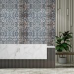 Самоклеюча алюмінієва плитка 300х300х3мм Сірий квадратик SW-00001926 - Зображення 7