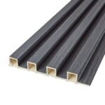 Рейка декоративна WPC стінова 3000х160х23мм Графіт SW-00001529