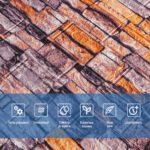 Декоративна 3D панель самоклейка 700х770х3мм Піщаник Катиринославська цегла (045-3) SW-00000692 - Зображення 4