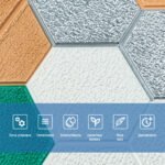 Панель стінова 3D 700х700х4мм Мозаїка зелено-жовта SW-00002015 - Зображення 4