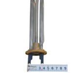 ТЕН для бойлера 2000вт, D:48mm / L:270mm Kawai нержавіюча сталь, місце під анод М6 - Зображення 6