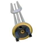 ТЕН для бойлера 2000вт, D:48mm / L:270mm Kawai нержавіюча сталь, місце під анод М6 - Зображення 7