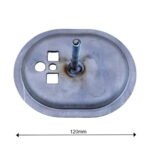 Фланець для бойлера Eldom, Galmet 120x96mm - Зображення 2