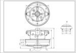 Двигун для пилососа Samsung DJ31-00067P VCM-K70GU (з виступом) D=135/84 mm H=35/111 mm 1800 W - Зображення 2