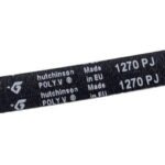Ремінь для пральної машини DC66-10139B Hutchinson 1270J5 чорний - Зображення 2