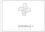 Ніж для м&aposясорубки OR-MG02-26 D=47mm s=5mm Отвір=8.6x8.6mm - Зображення 2