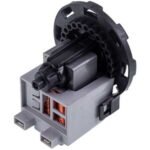 Помпа (насос) для пральної машини YPW1004 Drain Pump 40 Вт P25-1E (контакти роздільні ззаду; на 8 засувок) - Зображення 2