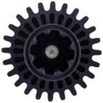 Шестерня з валом для м&aposясорубки Braun 67051414 - Зображення 4