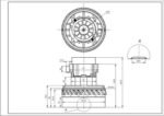 Двигун для мийного пилососа Samsung DJ31-00114A 061300447 Ametek D=143/78 mm H=73/168 mm 1600 W - Зображення 2