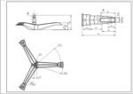 Хрестовина барабана для пральної машини Samsung DC97-01819B L=80mm - Зображення 2