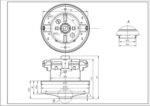 Двигун для пилососа Samsung DJ31-00097A VCM-M10GUAA (з виступом) D=135/84 mm H=35/111 mm 2000 W - Зображення 2
