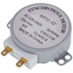 Двигун піддона для мікрохвильової печі 49TYZ-A2 5/6r/min 240V 4W H(шток)=14mm - Зображення 2
