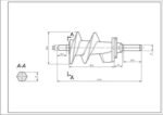 Шнек (з ущільнюючим кільцем) для м&aposясорубки Moulinex XF911101 - Зображення 2